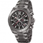 FESTINA MEN'S BLACK PRESTIGE STAINLESS STEEL WATCH BRACELET